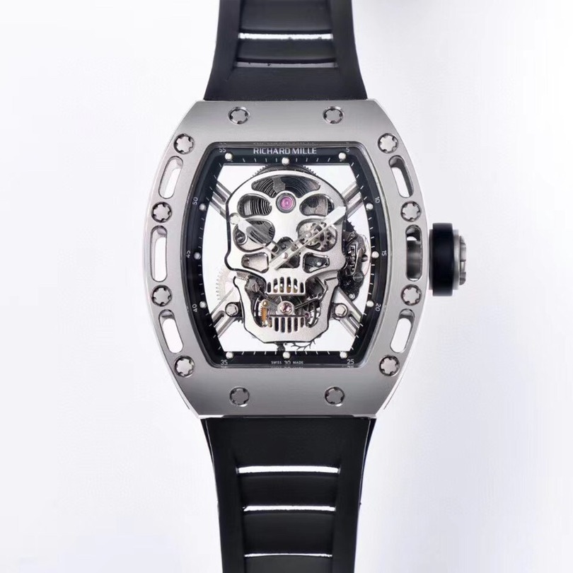 Richard Mille RM 52-01 Skull Tourbillon Watch (Titanium Version)