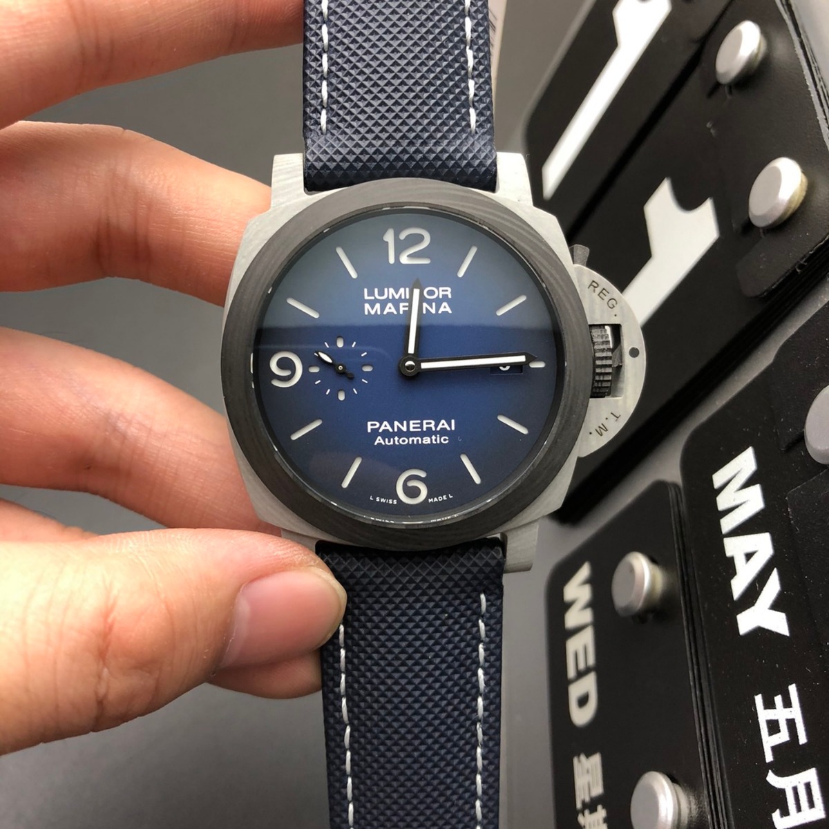 Panerai Luminor Marina Blue Gradient Dial Watch