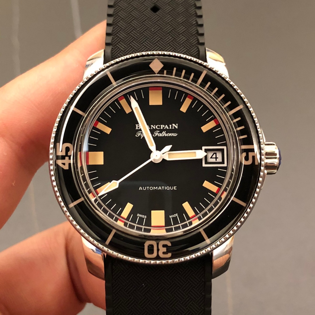 Blancpain Fifty Fathoms 45 mm White-Gold Automatic Watch